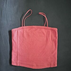 Abercrombie & Fitch Rust Spaghetti Strap Top